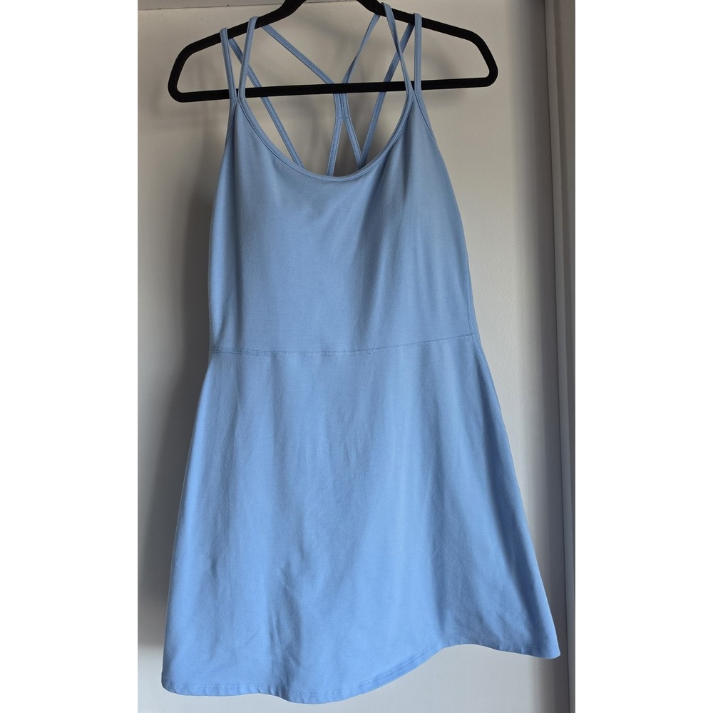 Women's Blue Skort Size XL Solid Athletic Athleisure Active Skirt Shorts